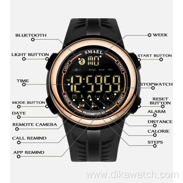 SMAEL Bluetooth Watch Top Luxury Brand Digital Watches